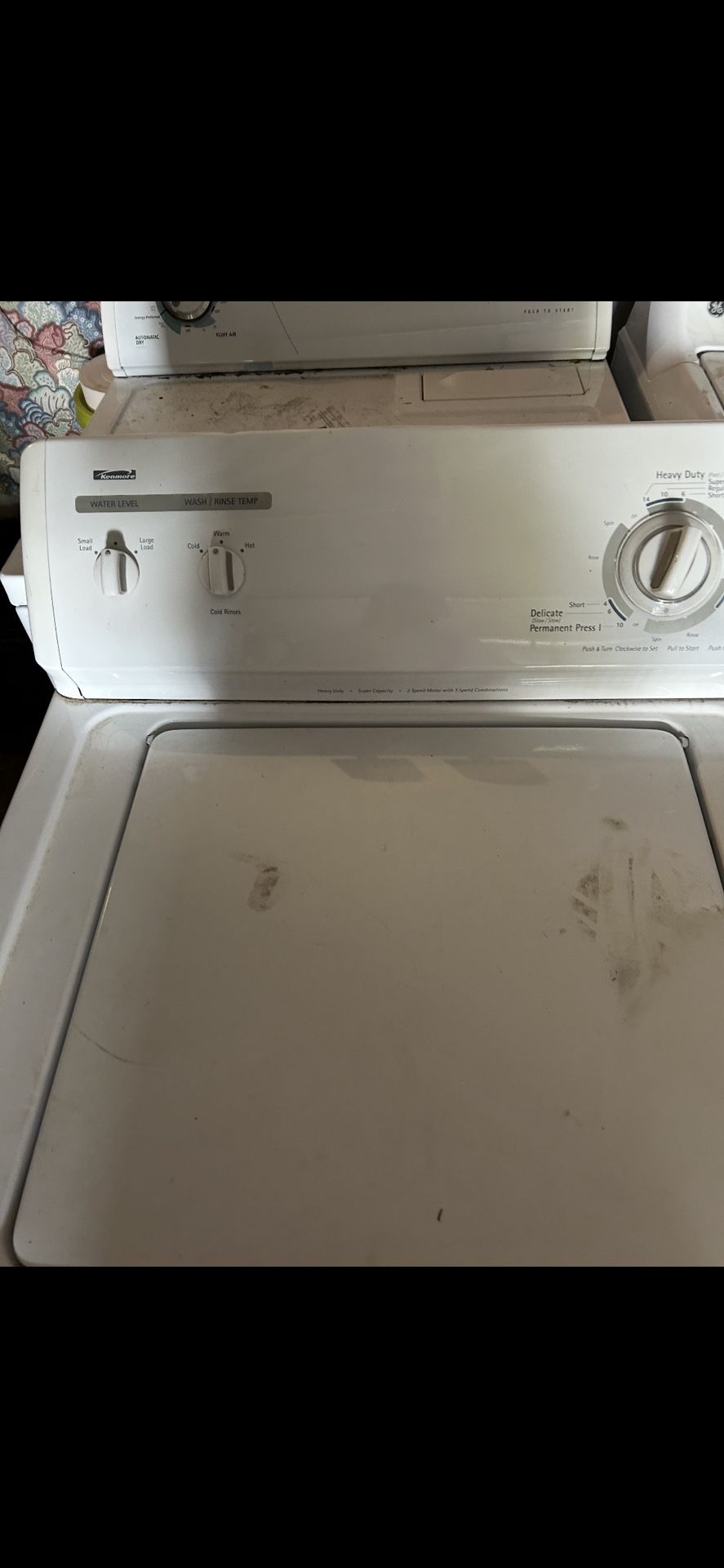 Kenmore Washer With Water