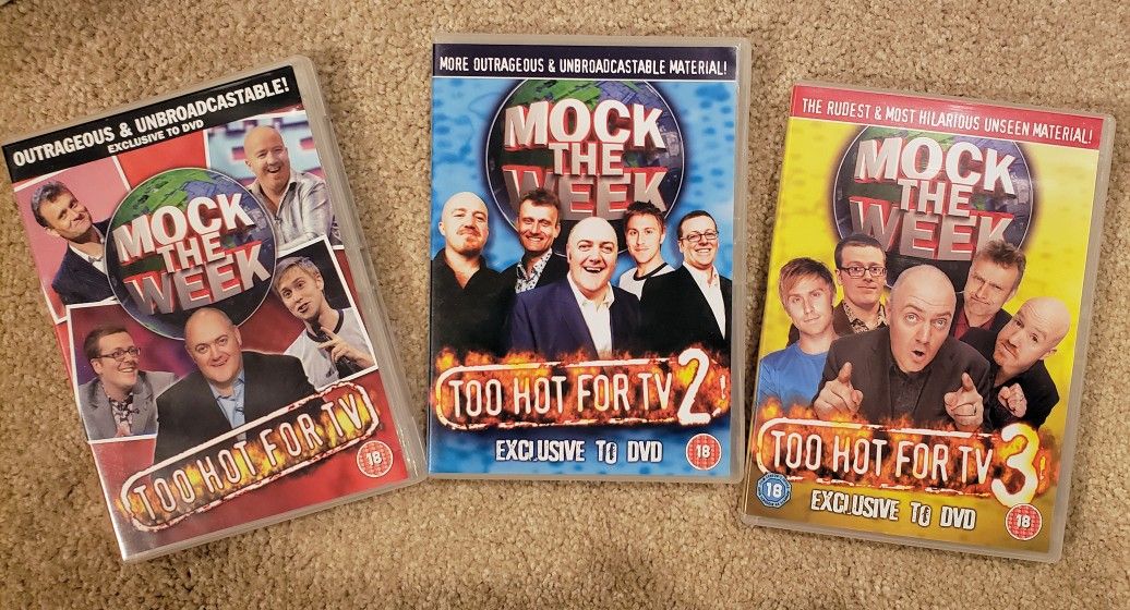 Mock The Week Too Hot for TV box set (3x DVDS)
