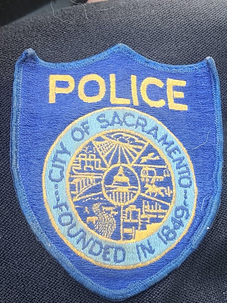 Sacramento California - Police Department - Iron On Shoulder Patch