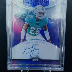 Signed Football Card