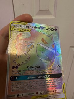Gengar & Mimikyu GX (secret) Team Up. Pick Up, Located Coppell Tx. Sell or trade.