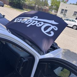 New! Hood Cover Dodgers 