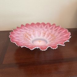 Victorian Ruffled Brides Basket/Bowl
