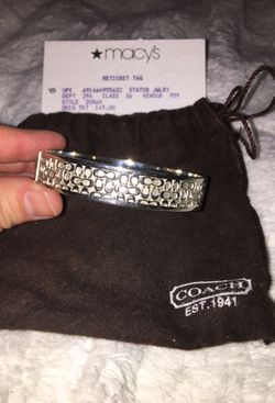 Coach wrist bangle