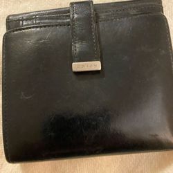 Coach Black Leather Wallet 