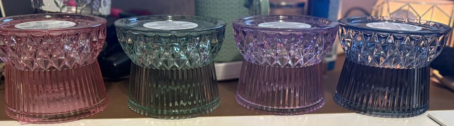 Bath And Body Works 3- Wick Candle Holders 