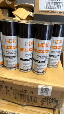 Spray can black