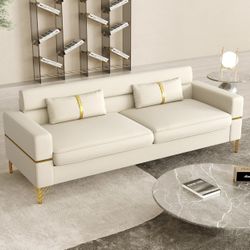 New In Box Velvet Luxury Upholstered Sofa