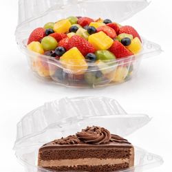 CLEAR CLAMSHELL FOOD CONTAINERS – BUY ONE BOX OR IN BULK / WHOLESALE AVAILABLE   priced to move FAST  Brand new vented clamshell food containers perfe