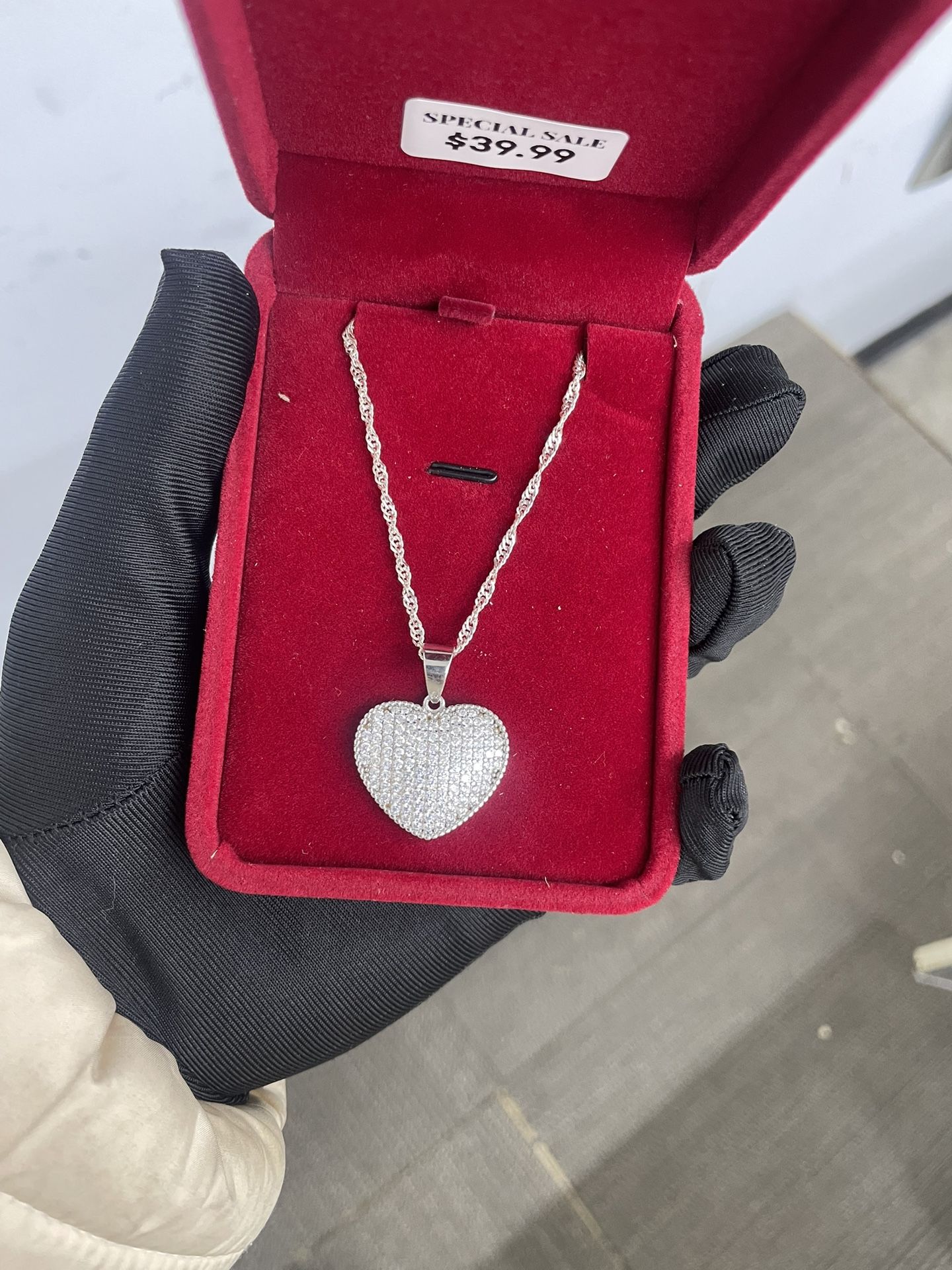 925 Silver Chain And Charm