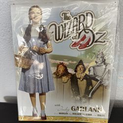 Wizard Of Oz Metal Sign Brand New