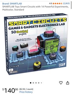4.6 4.6 out of 5 stars (2,863) SMARTLAB Toys Smart Circuits with 14 Powerful Experiments, Multicolor, Standard