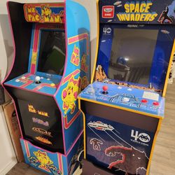Space Invaders And Ms. Pac-Man Arcade Games