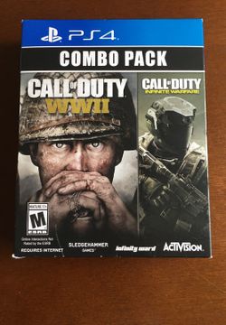 Call of duty WW2 and Infinite Warfare combo pack PRICE NEGOTIABLE