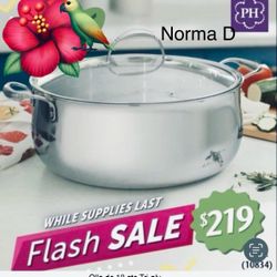 Olla De 18 Qts Tri-ply Nueva En Su Caja 🌺 Princess House 🌺