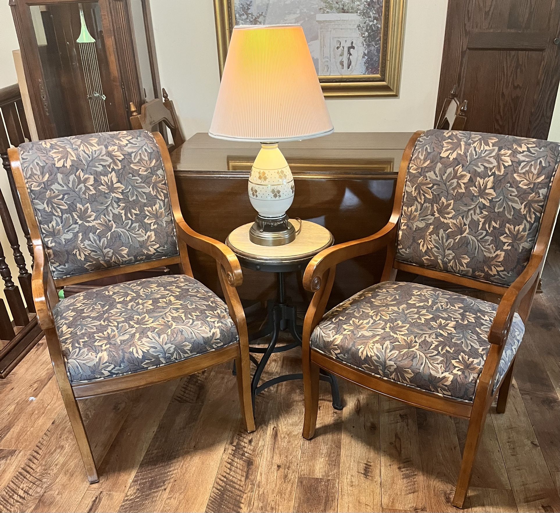 ; Ethan Allen Fairfax Arm Chairs,