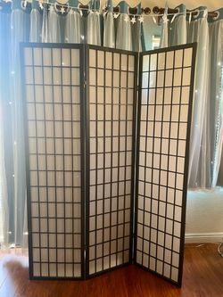 3 panel room divider