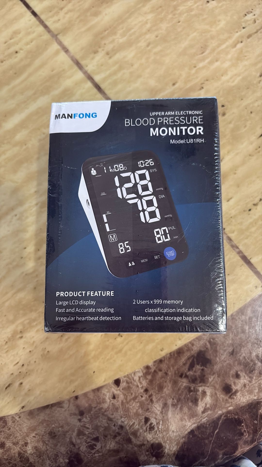 MANFONG Arm Blood Pressure Monitor