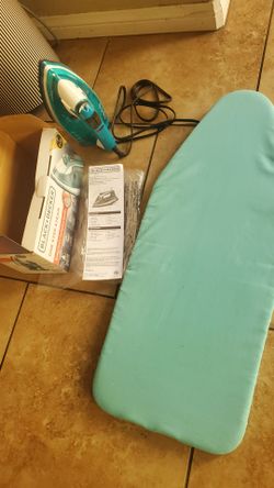 Ironing Board + one step Steam Iron