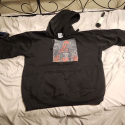 Xl Mens Deadpool Black Hoodie