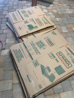 **PENDING PICK UP** FREE U-Haul moving boxes