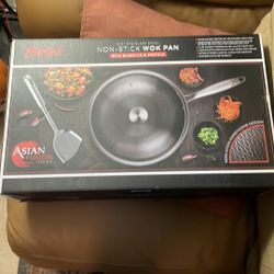 Parini 12.5” Stainless Steel Non-Stick Wok Pan