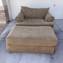 Loveseat And Ottoman