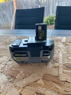 Ryobi ONE+ 18V 4Ah Lithium Battery