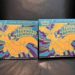 (2) Pokémon Ascended Heros ETBs - PICK UP TODAY