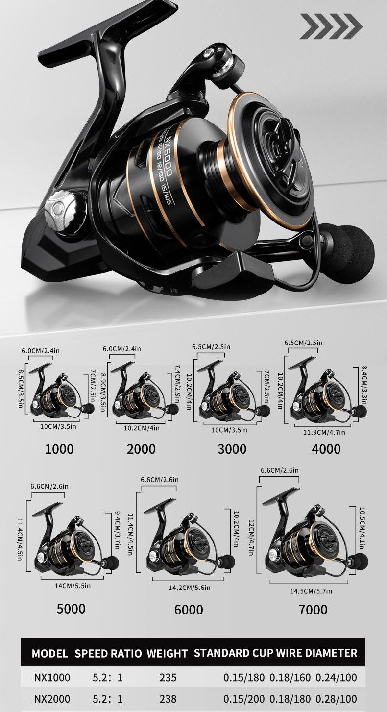 Piscifun Flame Spinning Reels, Lightweight 9+1BB Ultra Smooth Spinning Fishing Reels, 19.8LBs Max Drag, 5000 Series