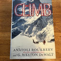 The Climb by Anatoli Boukreev and G. Weston DeWalt