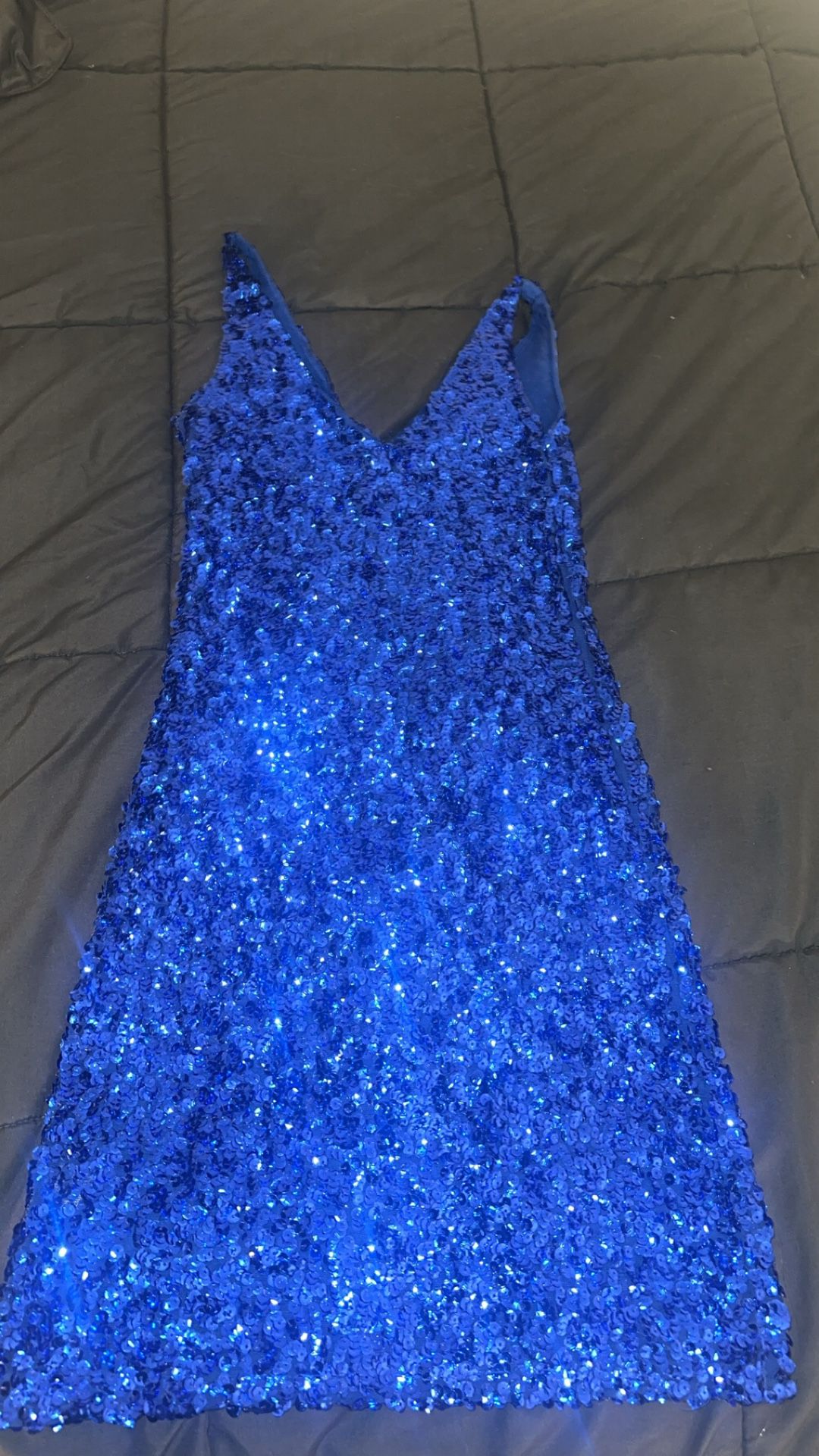 Blue Glittery Dress