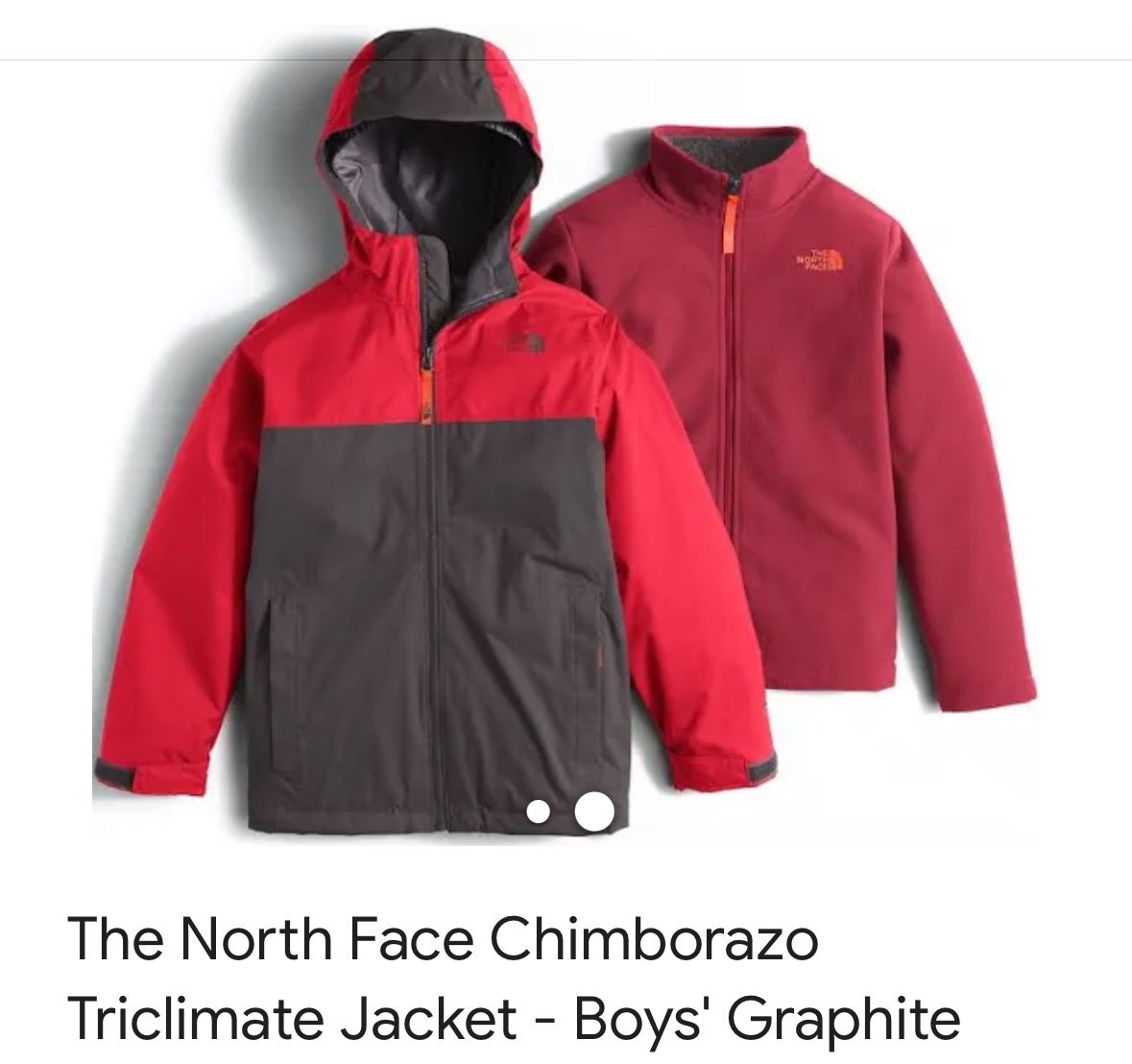 Brand New Northface Jacket For Boys