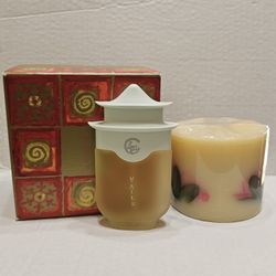 Vintage Avon Haiku Gift Set Parfum Spray 1.7 Fl. oz & Scented Candle New NOS Retired Original Box