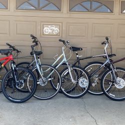 Mountain , Beach Cruisers And Hybrid Bikes