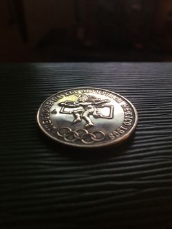 1968 Mexican Olympics Silver Coin