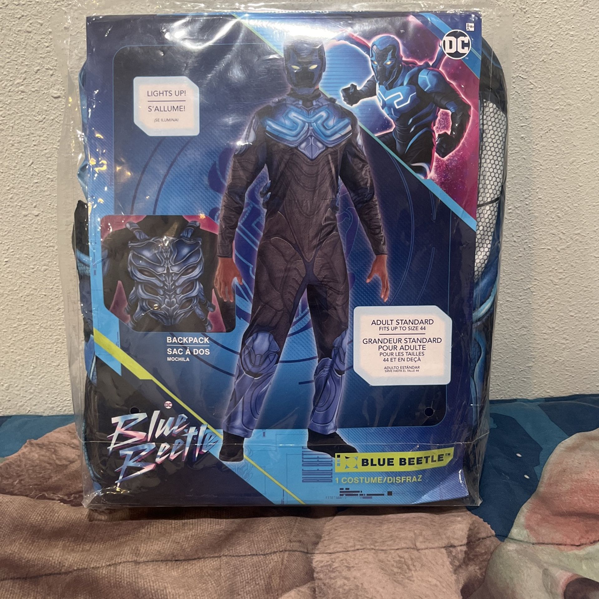 Blue Beetle Costume Adult Size 44