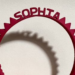 Girls personalized 3D bracelet - new 