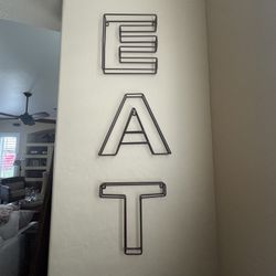 Metal letters - EAT 