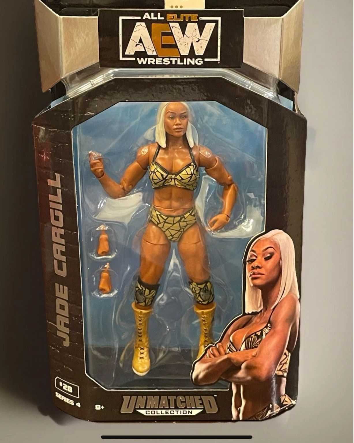 AEW Unmatched Series 4 Jade Cargill #28 Figure NEW IN BOX Mint