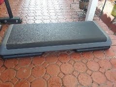 Step Platform, Workout Station, Olympic Bars, Weights, Bumper Plates, Total Gym, Adjustable Bench, Squat Rack