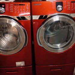 Samsung Washer And Electric Dryer VRT Both  Steam Enabled 