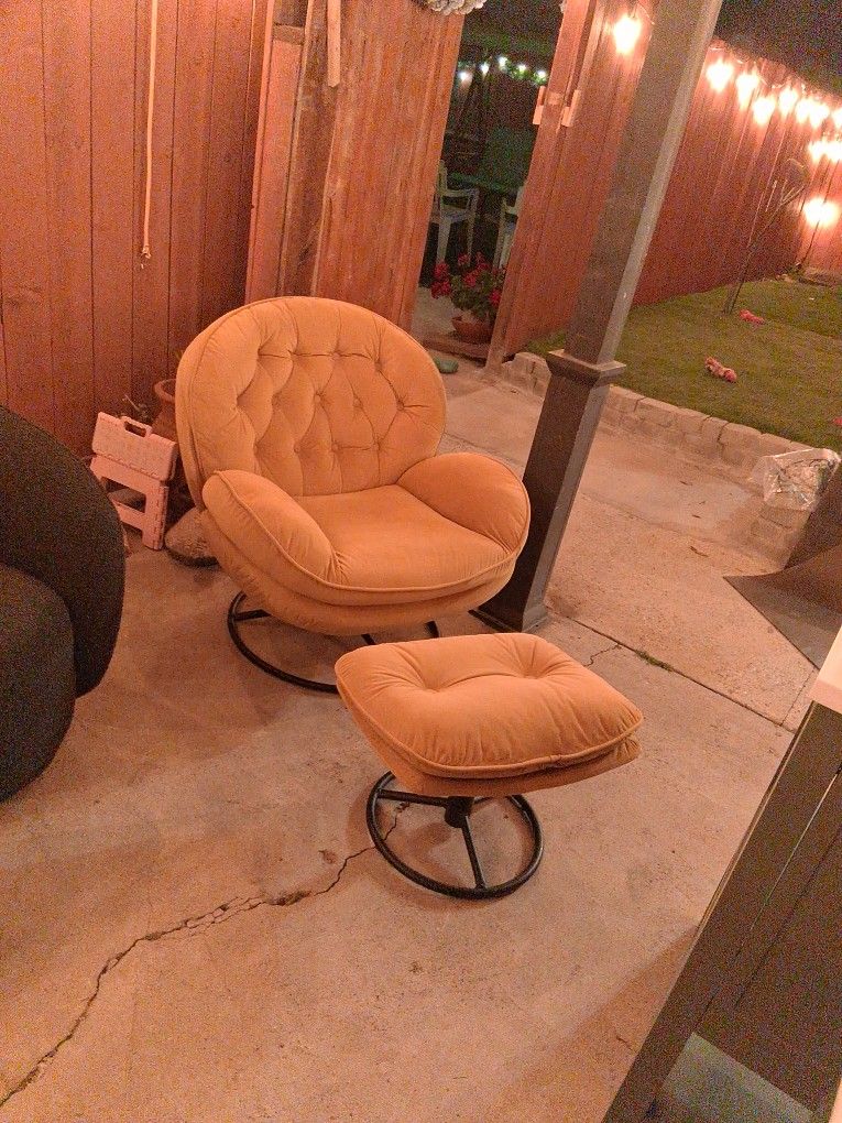 Yellow Chair, Very Comfortable And Art Deco