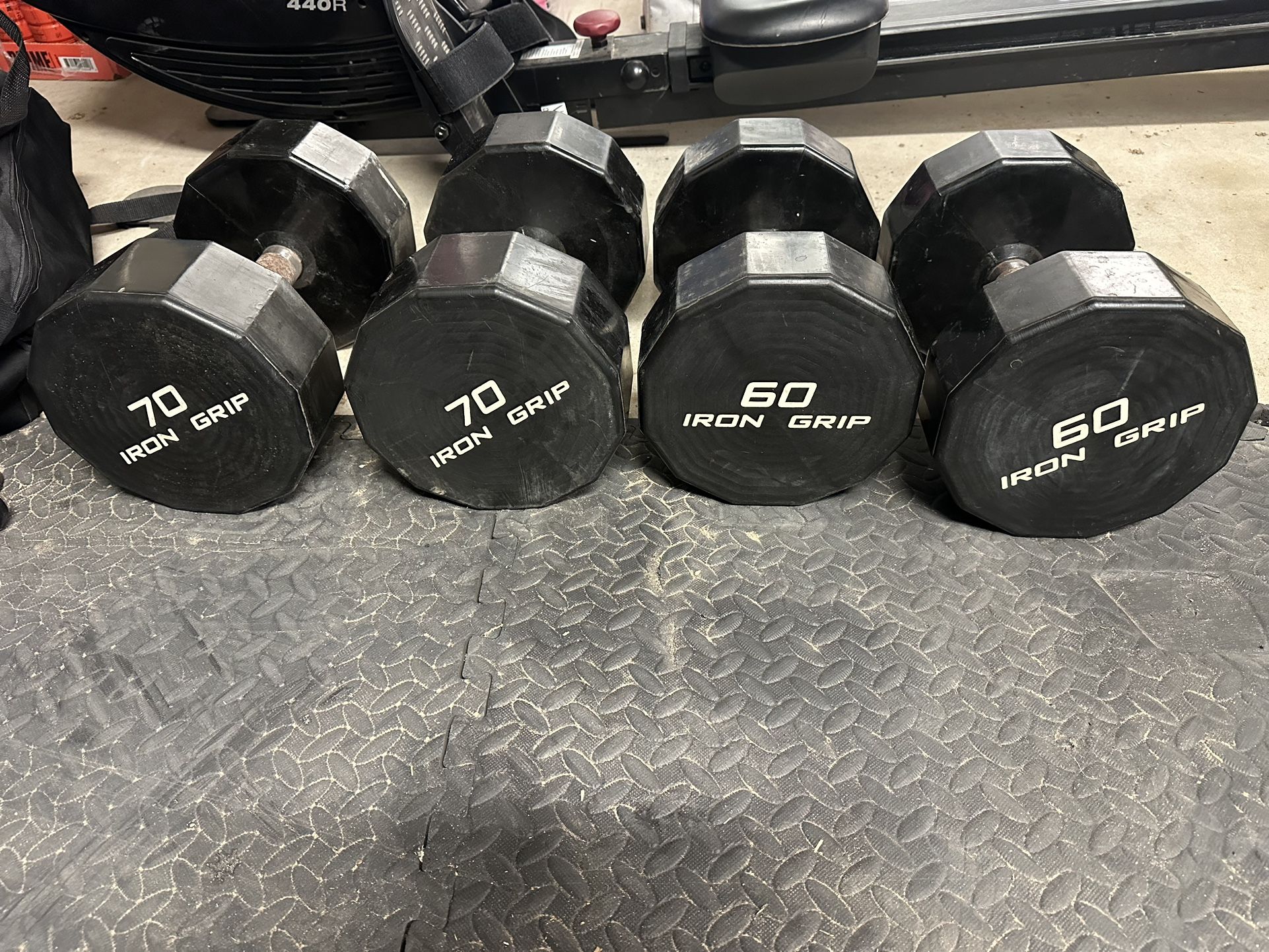 Iron Grip Dumbbells