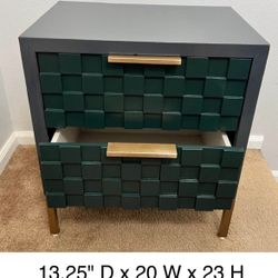 Nightstand Hand Painted And Refurbished 