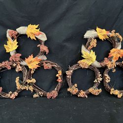 Thanksgiving/Autumn 8” wreaths 