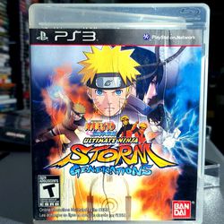 Naruto Shippuden: Ultimate Ninja Storm Generations (PS3, 2013, Manual Has Wear) *TRADE IN YOUR OLD GAMES FOR CSH OR CREDIT HERE/WE FIX SYSTEMS*