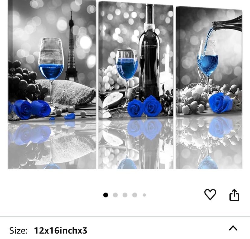 Canvas Wine Paintings BRAND NEW.