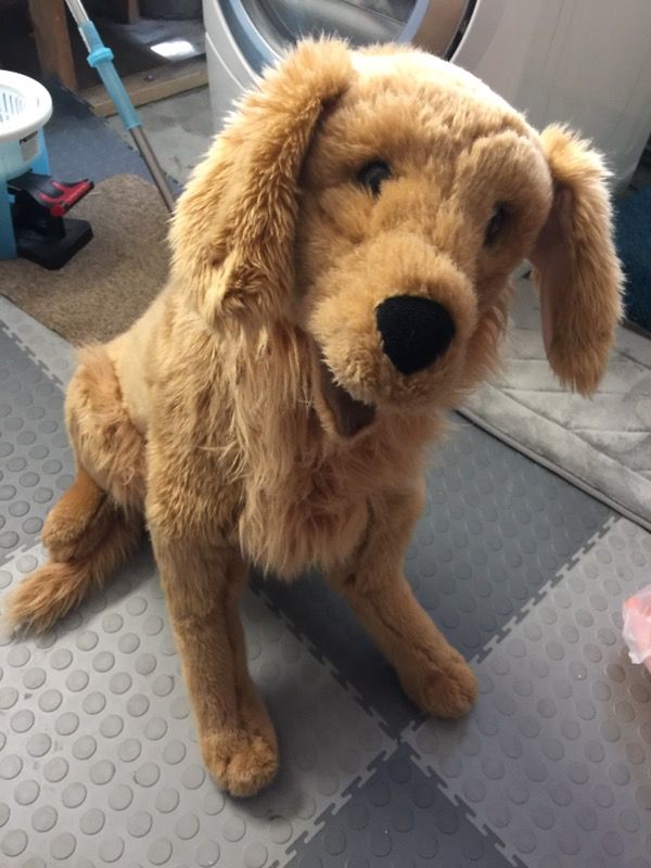 Melissa & Doug Giant Golden Retriever - Lifelike Stuffed Animal Dog