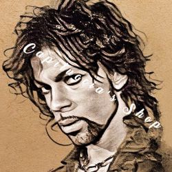 Prince pencil artwork wall decor poster